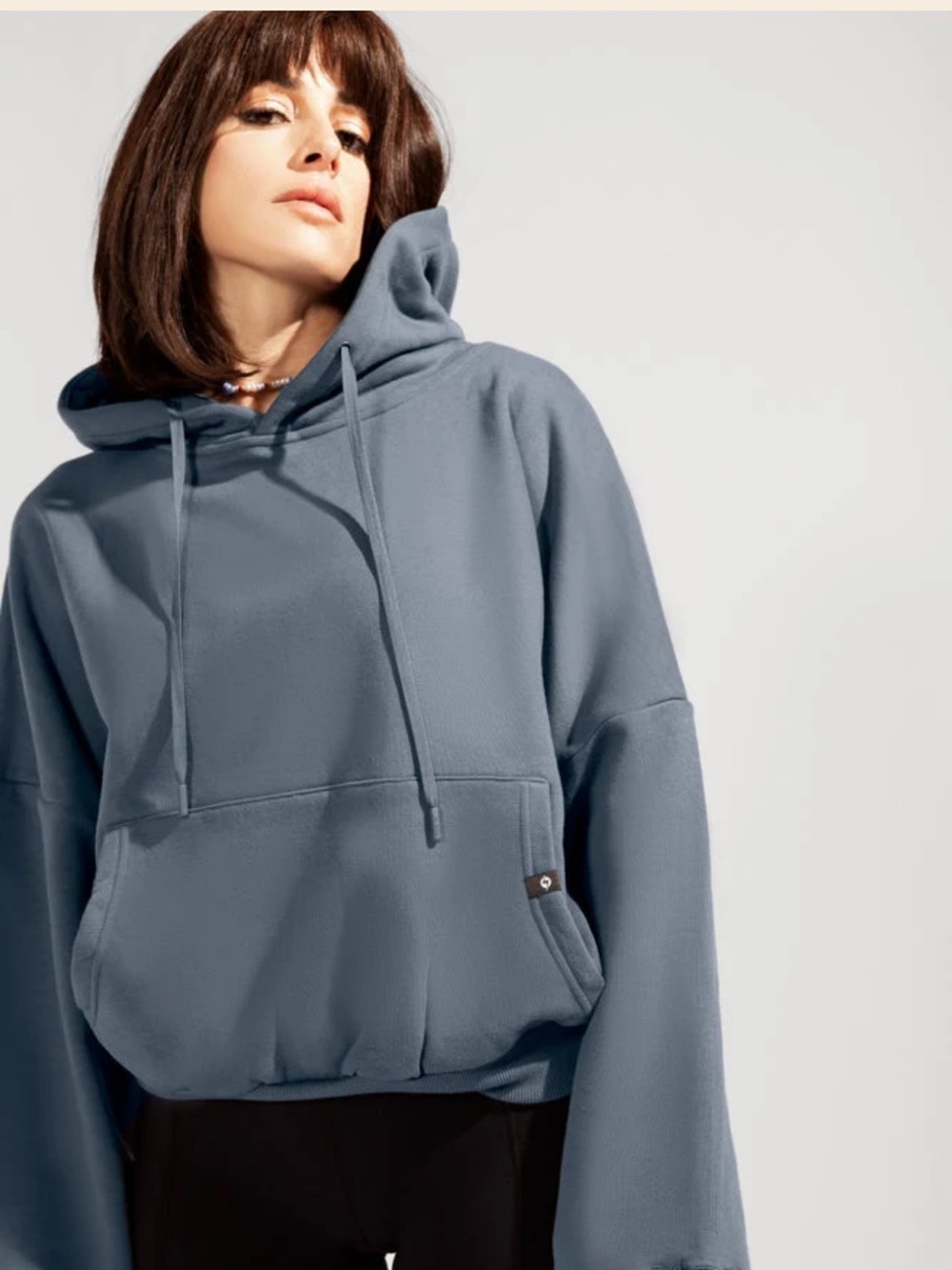 Popflex Pullover Cloud Hoodie - Denim Blue